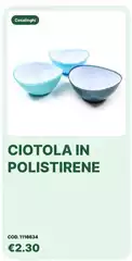 Ciotola In Polistirene