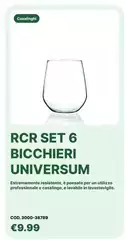 Rcr Crystal - Set 6 Bicchieri Universum