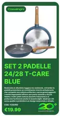 Set 2 Padelle 24/28 T-Care Blue