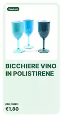 Bicchiere Vino In Polistirene