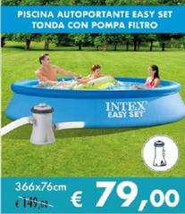 Intex - Piscina Autoportante Easy Set Tonda Con Pompa Filtro