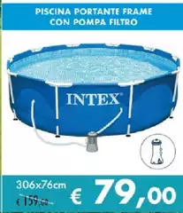 Intex - Piscina Portante Frame Con Pompa Filtro