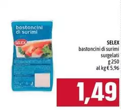 Selex - Bastoncini Di Surimi Surgelati