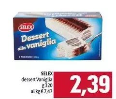 Selex - Dessert Vaniglia