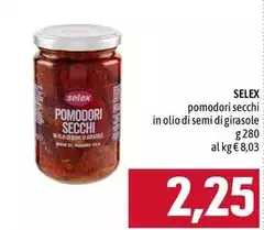 Selex - Pomodori Secchi In Olio Di Semi Di Girasole