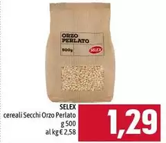 Selex - Cereali Secchi Orzo Perlato