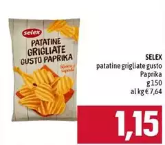 Selex - Patatine Grigliate Gusto Paprika
