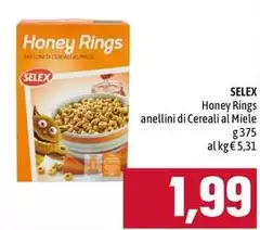 Selex - Honey Rings Anellini Di Cereali Al Miele