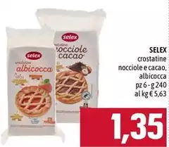 Selex - Crostatine Nocciole E Cacao