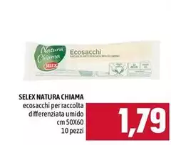 Selex - Ecosascchi Per Raccolta Differenziata Umido Natura Chiama