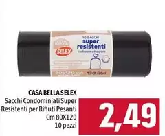 Selex - Sacchi Condominiali Super Resistenti Per Rifiuti Pesanti Casa Bella