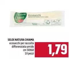 Selex - Ecosacchi Per Raccolta Differenziata Umido Natura Chiama