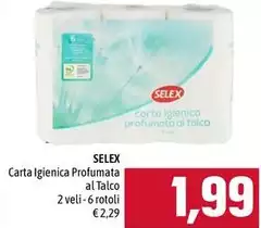 Selex - Carta Igienica Profumata Al Talco