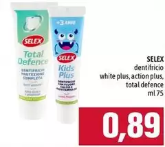 Selex - Dentifricio White Plus