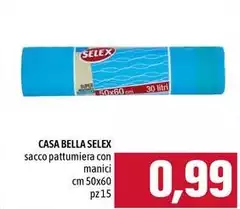 Selex - Casa Bella Sacco Pattumiera Con Manici