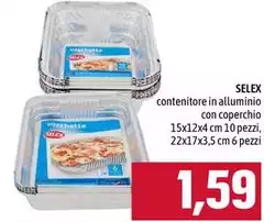 Selex - Contenitore In Alluminio Con Coperchio