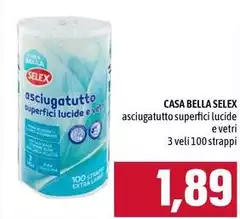 Selex - Asciugatutto Superfici Lucide E Vetri