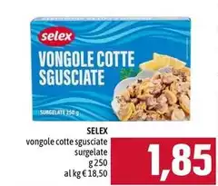 Selex - Vongole Cotte Sgusciate Surgelate