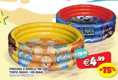 Giochi preziosi - Piscina 3 Anelli/ Topo Gigio/He Man