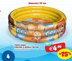 Giochi preziosi - Topo Gigio Piscina 3 Anelli
