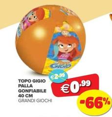 Grandi giochi - Topo Gigio Palla Gonfiabile