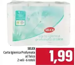 Selex - Carta Igienica Profumata Al Talco