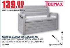 Toomax - Panca Da Giardino