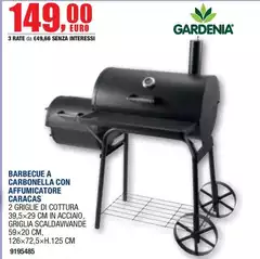 Gardenia - Barbecue A Carbonella Con Affumicatore Caracas
