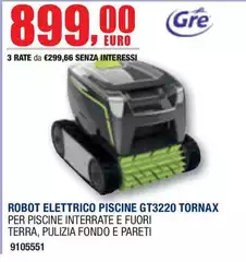 Robot Elettrico Piscine GT3220 Tornax