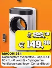 Macom - 984 Refrescatore Evaporativo