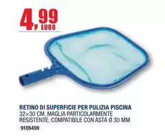 Retino Di Superficie Per Pulizia Piscina