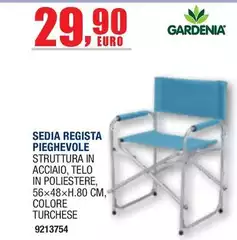 Sedia Regista Pieghevole