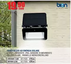 Bion Heating - Faretto Led Ad Energia Solare