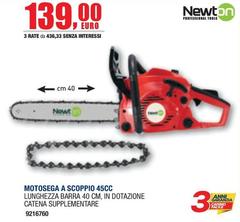 Newton - Motosega A Scoppio 45cc