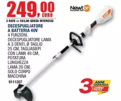 Decespugliatore A Batteria 40V