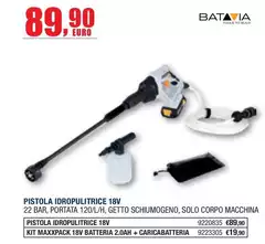 Batavia - Pistola Idropulitrice 18V