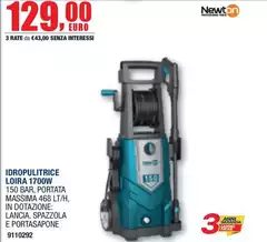 Newton - Idropulitrice Loira 1700W
