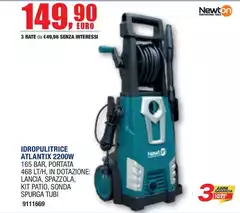 Newton - Idropulitrice Atlantix 2200W