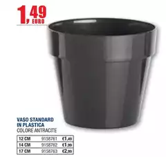 Vaso Standard In Plastica