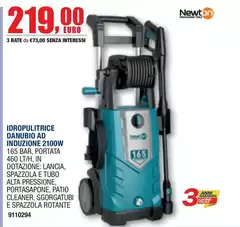 Newton - Idropulitrice Danubio Ad Induzione 2100W