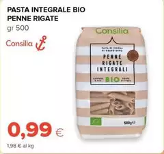 Consilia - Pasta Integrale Bio Penne Rigate