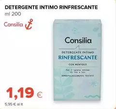 Consilia - Detergente Intimo Rinfrescante