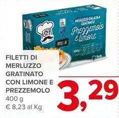 Filetti Di Merluzzo Gratinato Con Limone E Prezzemolo