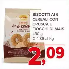 Biscotti Ai 6 Cereali Con Crusca E Fiocchi Di Mais