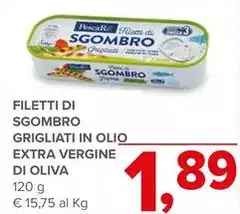 Oliva - Filetti Di Sgombro Grigliati In Olio Extra Vergine Di