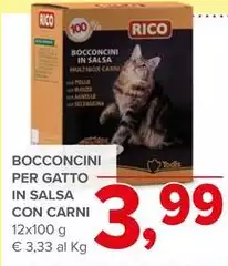 Bocconcini Per Gatto In Salsa Con Carni