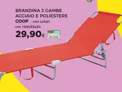 Coop - Brandina 3 Gambe Acciaio E Poliestere