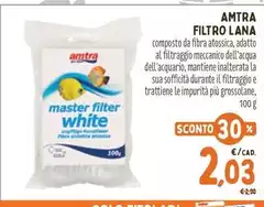 Amtra - Filtro Lana