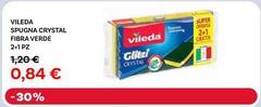 Vileda - Spugna Crystal Fibra Verde