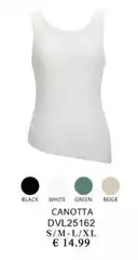 White - Canotta Dvl25162